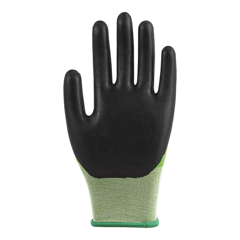 21 Gauge Ultra Fin Foaming Green Nylon Latex Handskar